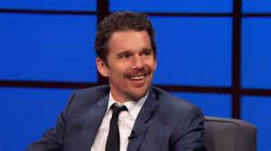 For comparison purposes, here's Ethan Hawke on Late Night with Seth Meyers