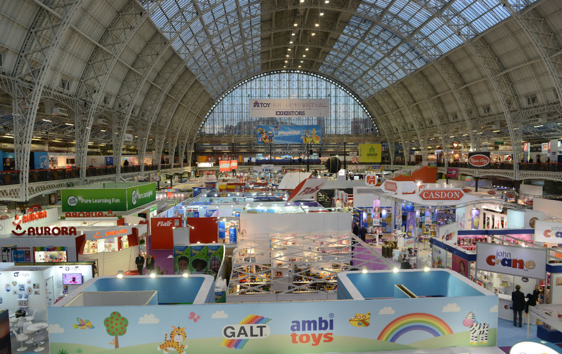 Exhibitors at Toy Fair 2015 displayed over 100,000 toys in a space the size of seven football fields