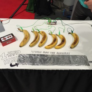 The famous Makey Makey Banana Piano! Playing with your food has never been this fun!