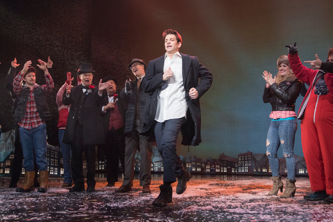 Andy Karl in nthe musical Groundhog Day.